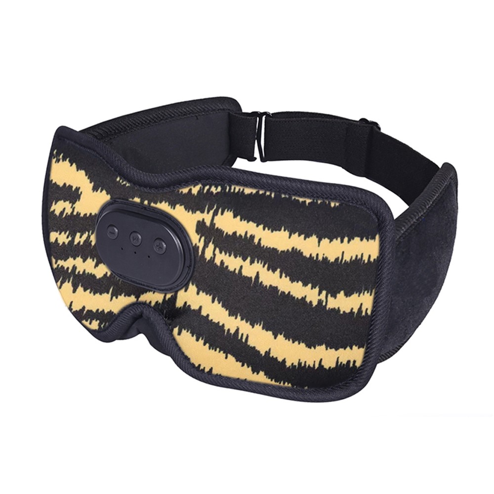 3D Bluetooth Sleep Eye Mask Wireless Music Mask Keltainen