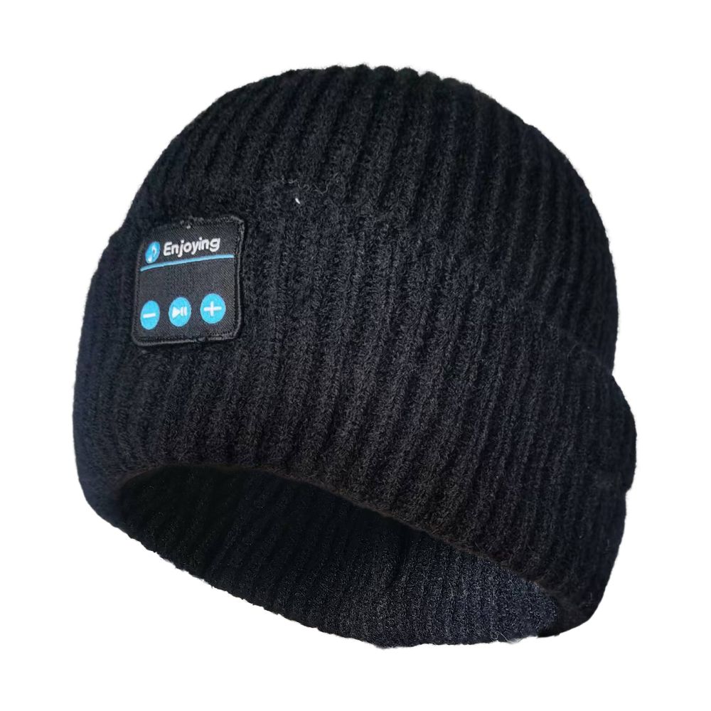 Bluetooth Beanie Hat -kuulokkeet mustat