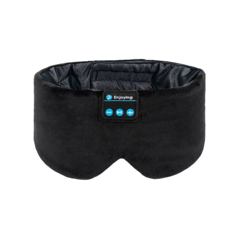 Silkki Bluetooth Sleep Eye Mask Sleeping Headphens mustat
