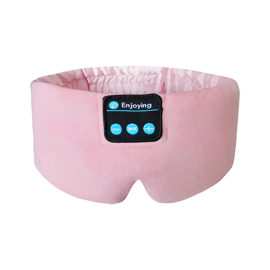 Silkki Bluetooth Sleep Eye Eye Mask Sleeping Headphens Pinkki